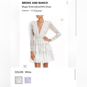 Bronx and Banco Megan Embroidered Dress